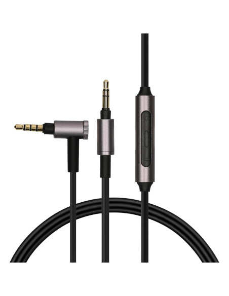 Cable de Auriculares kwmobile 150cm con Control de Volumen para Sony