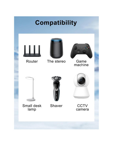 Adaptador de corriente AC 12V 2A 24W TP-Link Deco X20 V2