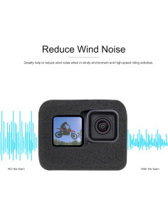 Cubierta Windslayer GEPULY para GoPro Hero 9 10 11 12 13 - Reducción Ruido 2