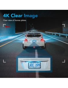 Cámara de Tablero 4K AutoSky ADC-888 + Trasera 1080P | GPS, WiFi, G-Sensor, 64GB 2