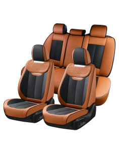 Cubiertas de Asiento de Coche Coverado D8897 Marrón y Negro