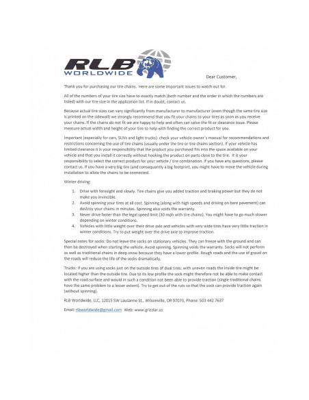 Calcetines de Nieve ISSE ECO-106 para Camiones 12-22.5