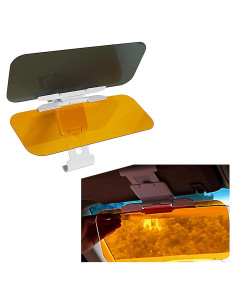 Gafas Antideslumbrantes Nowkont 2-en-1 para Visera de Coche