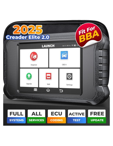 Escáner OBD2 LAUNCH Creader Elite 2.0 BBA para BMW y Benz