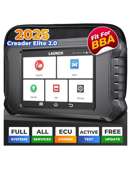Escáner OBD2 LAUNCH Creader Elite 2.0 BBA para BMW y Benz