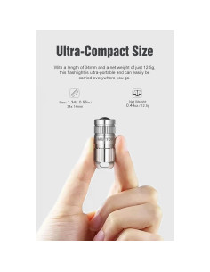 Linterna Mini EDC Pimi 2.0 LUMINTOP 100 Lúmenes IPX-8 2