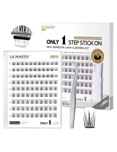 Kit de Pestañas Autoadhesivas LA MAESII 10-14mm Reutilizables