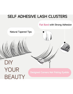 Kit de Pestañas Autoadhesivas LA MAESII 10-14mm Reutilizables 2