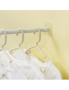 Soporte de Varilla de Cortina Adhesivo Goowin 6 Unidades 3kg 2