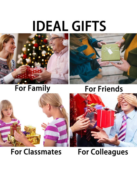 Mini Linterna LED de Llavero Daemson - 8 Piezas Multicolor