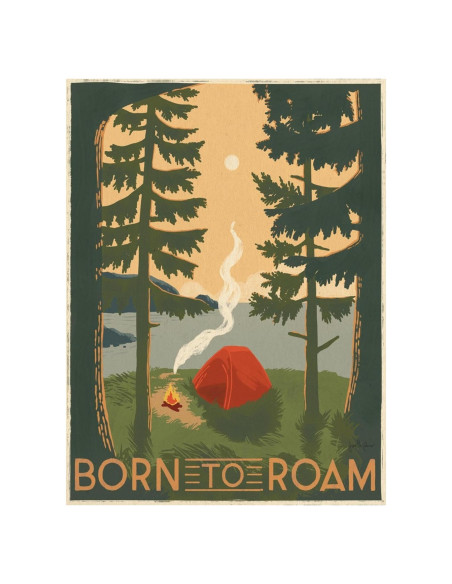 Impresión de Arte de Pared ART.COM Nacido para Vagabundear II 30x40 cm
