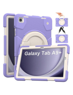 Funda Samsung Galaxy Tab A9+ 11" 2023 Resistente Púrpura