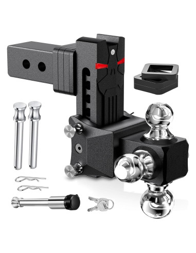 Enganche de Remolque Ajustable Airbird 5" con Pasador Antirrobo