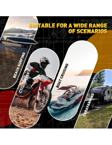 Enganche de Remolque Ajustable Airbird 5" con Pasador Antirrobo