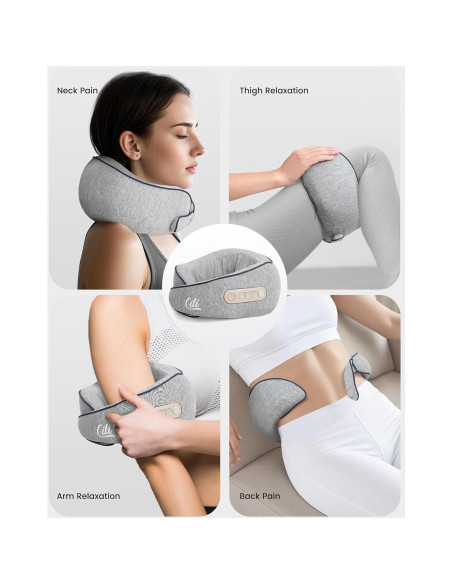 Masajeador de Cuello Inalámbrico CILI CL-6476 con Calor 2500mAh