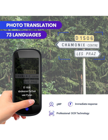 Traductor de Idiomas Neyes 2025 Pantalla Táctil 4" AI 137 Idiomas