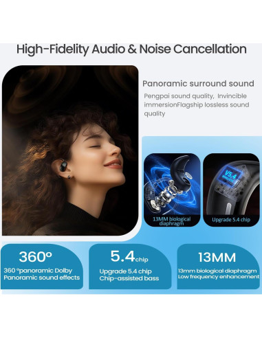 Audífonos Traductores IA Bluetooth 5.4 Livemon 144 Idiomas