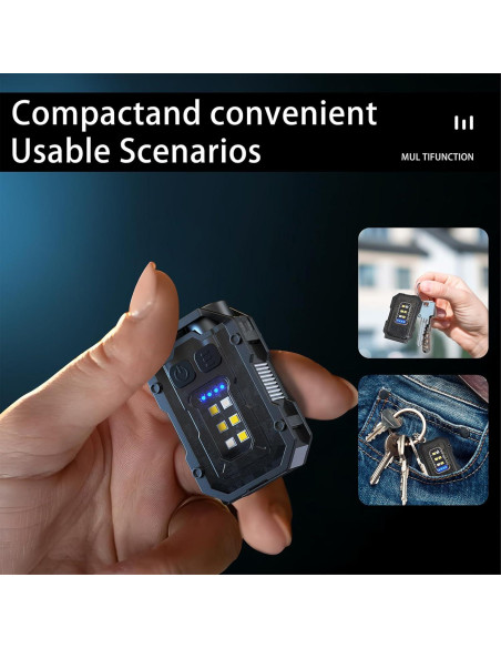 Linterna LED Recargable AYKEYON-K 800 LM IPX5 8 Modos Linterna LED Recargable AYKEYON-K 800 LM IPX5 8 Modos