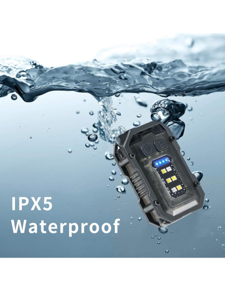 Linterna LED Recargable AYKEYON-K 800 LM IPX5 8 Modos Linterna LED Recargable AYKEYON-K 800 LM IPX5 8 Modos