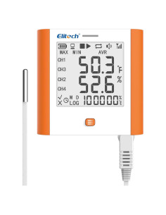 Registrador Digital de Temperatura y Humedad Elitech GSP-8
