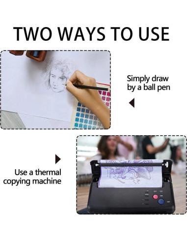 Papel de Transferencia de Tatuajes Gakonp A4 50 Hojas 4 Capas