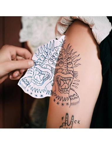 Papel de Transferencia de Tatuajes Gakonp A4 50 Hojas 4 Capas