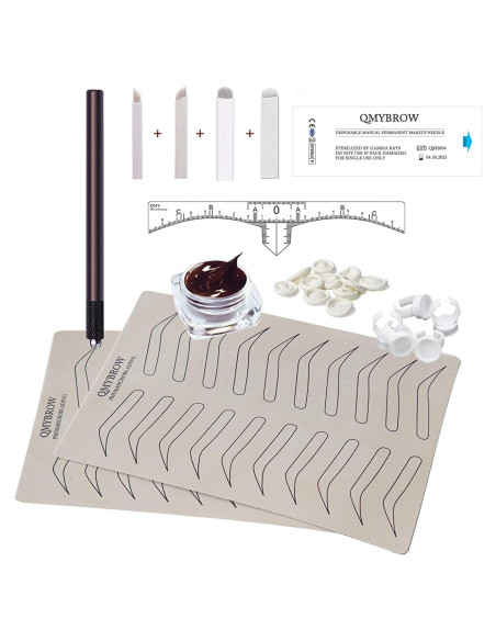Kit de Microblading QMYBROW para Cejas - Completo y Estéril