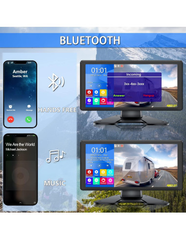 Sistema de Cámara de Respaldo DOUXURY 4K 10.36" 4 Cámaras HD