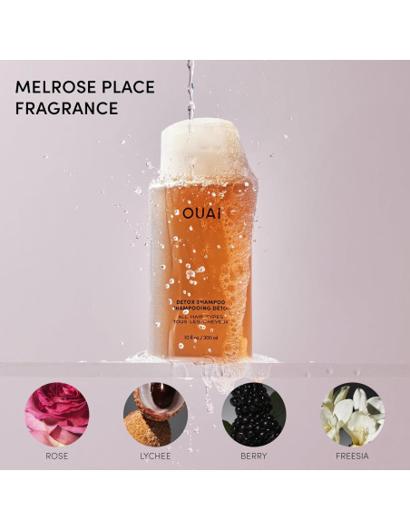 Champú Detox OUAI 296 ml - Aclarador con Vinagre de Sidra