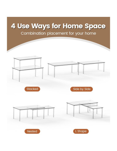 Organizador de Gabinete Megapuxin 2 Juegos Acrílico 39.88 cm