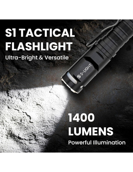 Linterna táctica recargable 1400LM LED Dongguan S3 Linterna táctica recargable 1400LM LED Dongguan S3