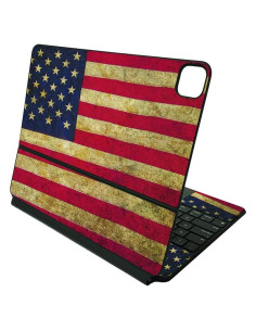 MightySkins Piel Vinilo para Apple Magic Keyboard 12.9" Bandera Vintage