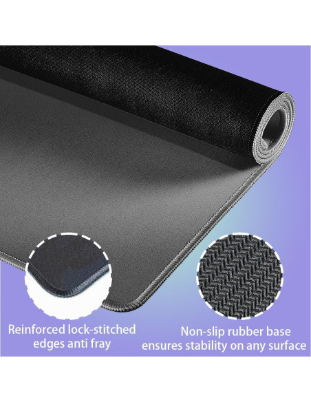 Alfombrilla de Ratón XXL Knseva 80x40 cm Antideslizante Alfombrilla de Ratón XXL Knseva 80x40 cm Antideslizante