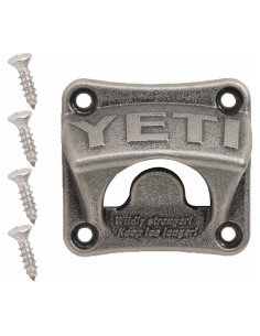 Abrebotellas montado en pared YETI de acero inoxidable