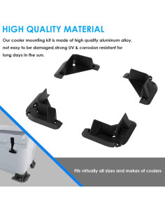 Kit de Montaje de Enfriador YUSOVE Aluminio Negro 4 Piezas 2