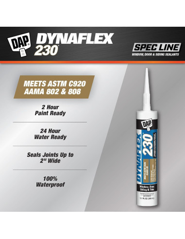 Sellador Elastomérico DAP Dynaflex 230 Pro Beige 10.1 Oz