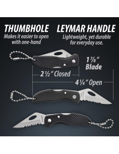 Cuchillo Plegable Maxam Falcon IV Lockback 5.08 cm Acero Inoxidable 2