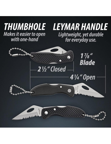 Cuchillo Plegable Maxam Falcon IV Lockback 5.08 cm Acero Inoxidable