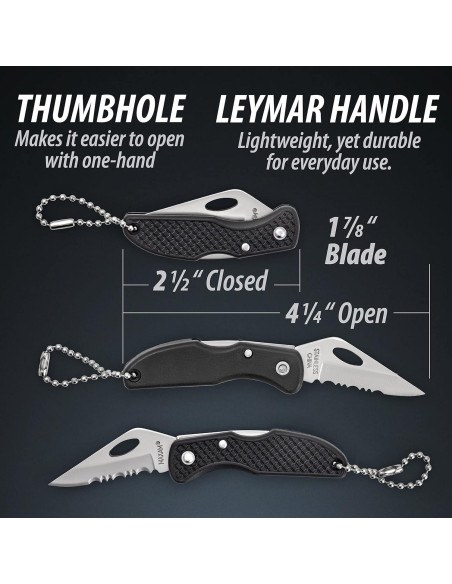 Cuchillo Plegable Maxam Falcon IV Lockback 5.08 cm Acero Inoxidable