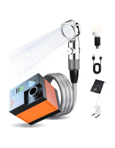 Ducha Portátil ZIBRALEX RC-04 Compacta IPX7 3 Modos