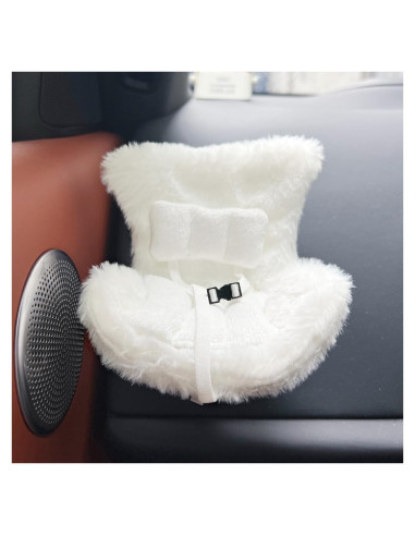 Asiento de coche para muñecas TDDS9 15-17cm Blanco