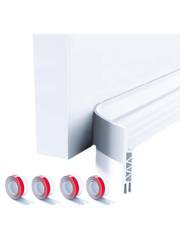 Tapón para Corrientes de Aire DAFUWENG 4 Unidades Blanco