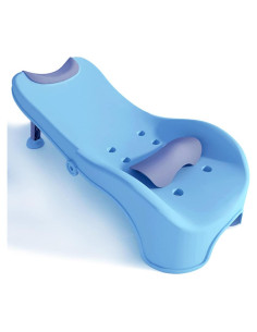 Silla de Champú Ajustable para Niños Azul y Blanco - Plegable