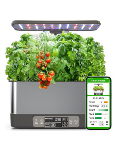 Sistema de Cultivo Hidropónico Aooccder 6 Cápsulas Gris