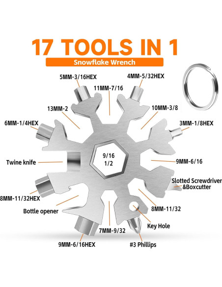 Martillo Multiherramienta SUYUKI 12 en 1 con Llave Copo de Nieve