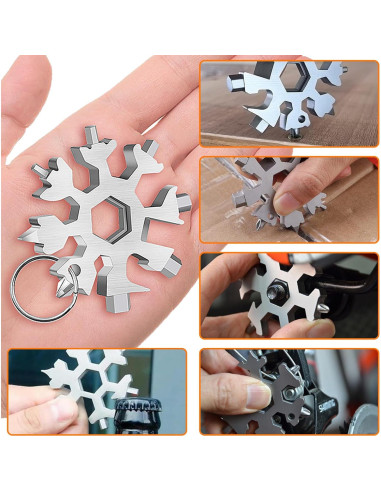 Martillo Multiherramienta SUYUKI 12 en 1 con Llave Copo de Nieve