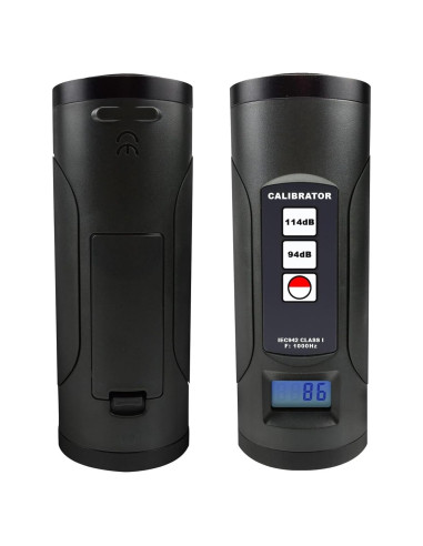 Calibrador de Nivel de Sonido JuviPerpric 94dB 114dB Pantalla LCD