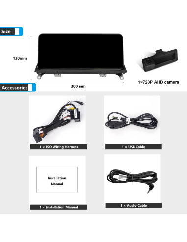 Pantalla Vertical 10.25" ALEX E70 E71 CIC con CarPlay y Android Auto