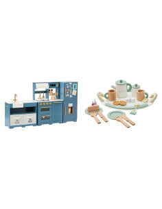 Juego de Cocina Modular Teamson Kids Atlanta + Set de Té 20 Pzs