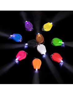 Paquete de 10 Linternas LED Mini RaySoar Multicolor 2